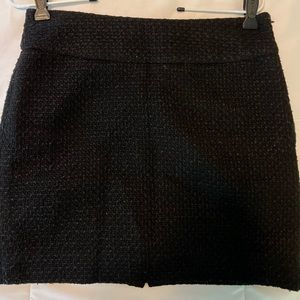 The Limited black knit mini skirt